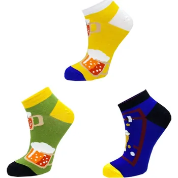 Dámské ponožky Emi Ross Dámské ponožky s pivemo - 3bal Barva: Mix barva 1, Velikost: 35-38
