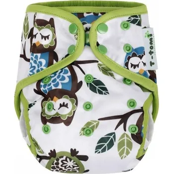 Plenkové kalhoty Svrchní plenkové kalhotky - bílé sovy T-Tomi 4 - 15kg