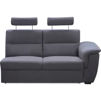 Sedací souprava Část s opěrkami, šedá látka, na objednávku, pravá, BORN 3 1B ZZ