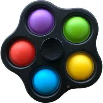POP IT Pop It antistresová hračka Spinner černý