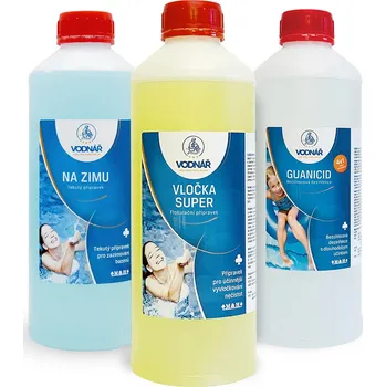 Bazénová chemie Vodnář Bezchlorové zazimování bazénu