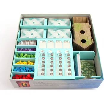 Příslušenství k deskovým hrám Na Křídlech / Wingspan Insert Barva: Mint/tyrkysová