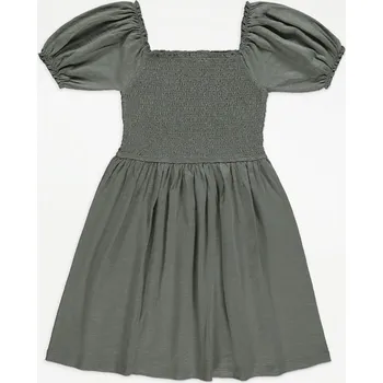 Dívčí šaty GEORGE DÍVČÍ ŠATY "FLAWLESS KHAKI" Barva: khaki, Velikost: 12-13 let (158)