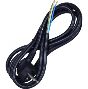 Nápajecí kabel PVC 3x1,5 mm pro čerpadla - 3 m