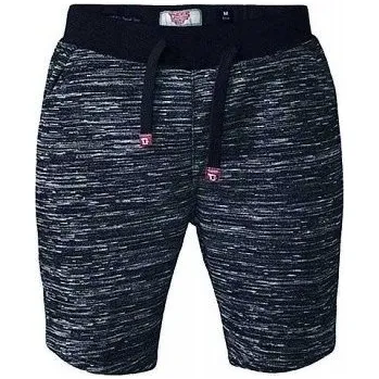 Pánské kraťasy Pánské kraťasy KS20493 modré melírované Duke ODE-DUK-20493-B - 3XL