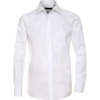 Pánská košile Pánská košile Casa Moda Comfort Fit bílá dlouhý rukáv vel. 48 - 56 (4XL - 7XL) Casa Moda - 52