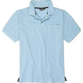 Pánská polokošile - tričko s límečkem světle modré Adamo 5XL - 10XL krátký rukáv Adamo - 7XL