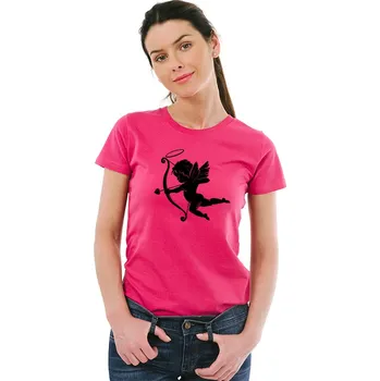 Dámské tričko STRIKER Dámské tričko andílek Barva: Růžová, Velikost: M