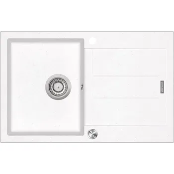 Granitový dřez Concept DG10C45WH bílý