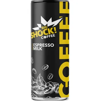 Energetický nápoj Big Shock Coffee Espresso Milk 250 ml 