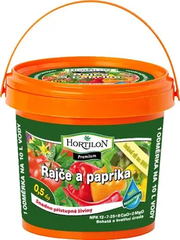 Hnojivo Rašelina Soběslav Hortilon Premium Rajče a paprika 0,5 kg
