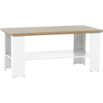 Konferenční stolek Konferenční stolek MZ17, bílá/dub grand, LEON