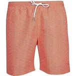 Pánské plavky oranžové se vzorem čárek 3XL - 8XL NORTH 56°4 ODE-NO-01125-0200 - 7XL