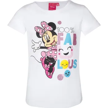 Dívčí tričko Minnie Mouse - licence Dívčí tričko - Minnie Mouse 201, bílá Barva: Bílá, Velikost: 98