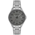 LAVVU Titanové hodinky se safírovým sklem TITANIUM LILLEHAMMER Gray