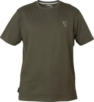 Rybářské oblečení Fox International Green & Silver tričko