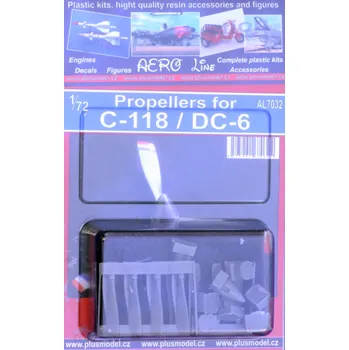 Plastikový model Plusmodel 1/72 Propeller C-118 / DC-6