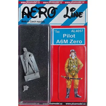 Plastikový model Plusmodel 1/48 Pilot A6M Zero (1 fig.)
