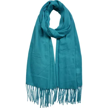 Šátek Modrá šálka s třásněmi - 70*170 cm