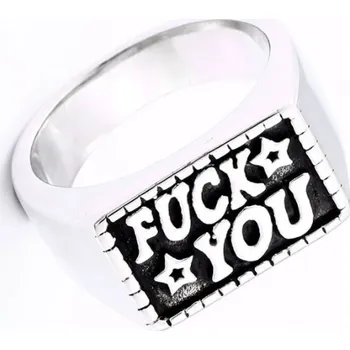 Prsten Prsten Fuck you (ocel) 3 (Prstýnek Fuck you)