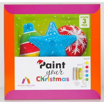 kreativní sada Kreativní sada vybarvi si své vánoce Angel Malma