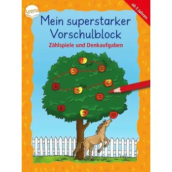 První čtění Mein superstarker Vorschulblock. Zählspiele und Denkaufgaben - Merle, Katrin