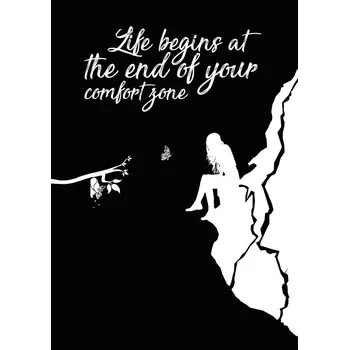 Plakát Plakát, Obraz - Life begins - Black