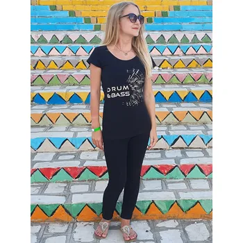 Dámské tričko Dámské tričko DNB Signal Velikost: L, Barva: Černá