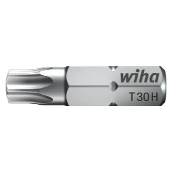 Bit Bit standard t10h/25mm torx, s dírou 1/4´´, wiha, 01727 (7015zh)
