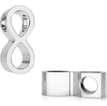 Stříbrný přívěsek korálek INFINITY