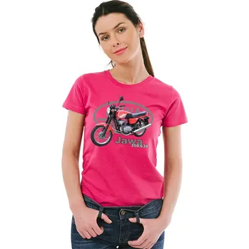 Dámské tričko STRIKER Dámské tričko Jawa 350/638 Barva: Růžová, Velikost: L