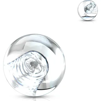 Piercing Šperky4U Akrylátová náhradní kulička 1,6 mm - ND001C-1606