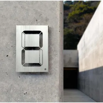 UMAKOV Číslo domu nerez "7 SEGMENT" 190x110x1 Universal