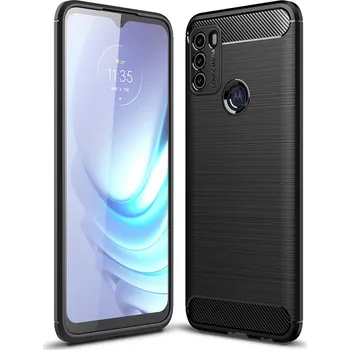 Pouzdro na mobilní telefon Pouzdro TVC Carbon pro Motorola Moto G50 Barva: Černá