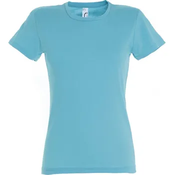 Trikon Dámské tričko Basic M Azurová
