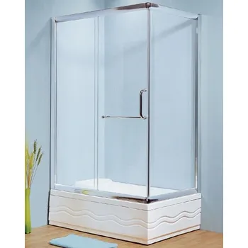 Sprchový kout 80x120cm GLASS EDITION obdélník ATYP + vanička