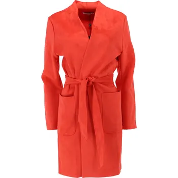 Dámský kabát Laura JO 16568 kabát/104815 barva: korálová, velikost: M