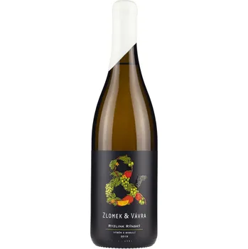 Víno Ryzlink rýnský 2019, sladké, ZLOMEK & VÁVRA