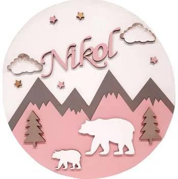 Falixen Dekorace na zeď" BÍLÝ MEDVĚD"