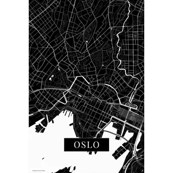 Plakát Plakát, Obraz - Oslo black