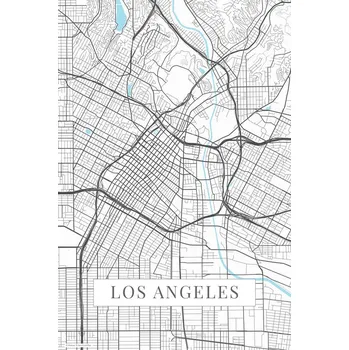 Plakát Plakát, Obraz - Los Angeles white