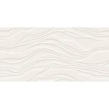 Obklad Neve bianco struktura rekt. polysk - obkládačka rektifikovaná 29,8x59,8 bílá lesklá 159897