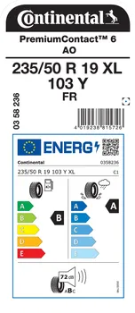 letní osobní pneumatiky Continental PremiumContact 6