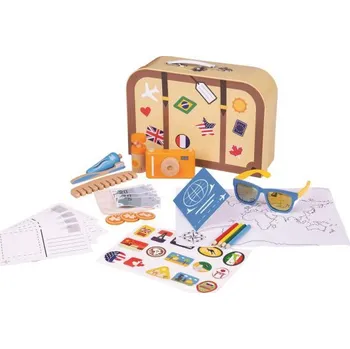 Dřevěná hračka Bigjigs Toys Prázdninový kufřík