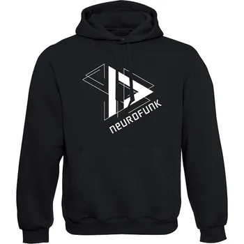 Pánská mikina Pánská mikina s kapucí NEUROFUNK Epic Velikost: XL, Barva: Černá