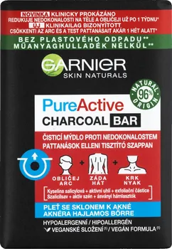 Garnier Pure Active Charcoal Bar čisticí mýdlo s černým uhlím proti nedokonalostem 100 g
