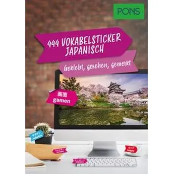 Cizojazyčná kniha PONS 444 Vokabelsticker Japanisch