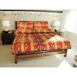 Dětské povlečení Žirafy - Oranžové Rozměr: 140x200 + 70x90 , Materiál: Krep