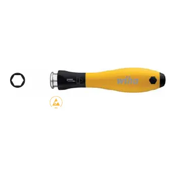 Šroubovák Rukojeť system 4 softfinish-telescopic esd, 4mm, 2691esd, wiha, 31498 (269esd)