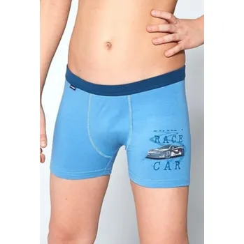 Dětská móda Chlapecké boxerky Cornette 701/107 Modrá 110/116